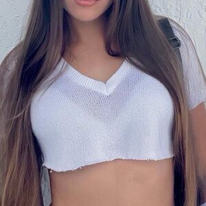 Abercrombie & Fitch cropped crop top